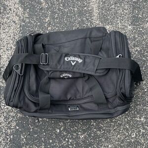 Callaway Black Men’s Travel Duffel Bag with Multiple Compartments